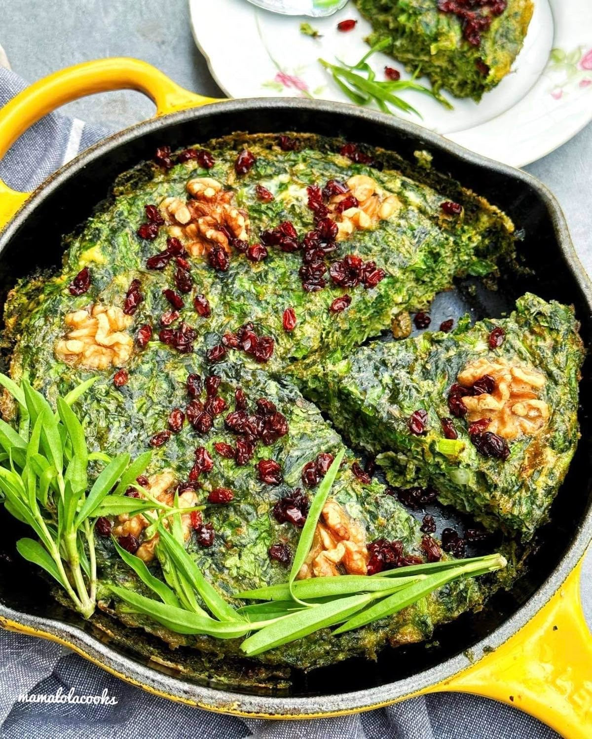 Herb Frittata (Kuku Sabzi)