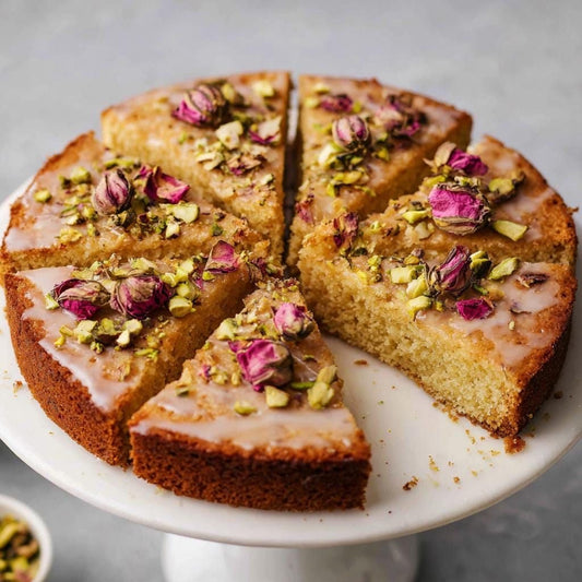 Persian Love Cake slice