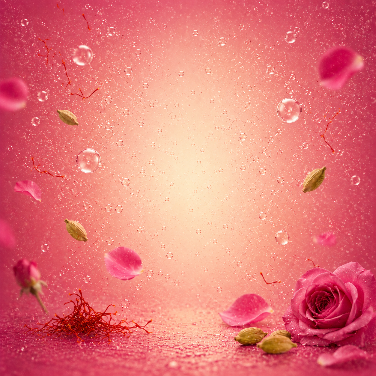 Saffron, Cardamom & Rose